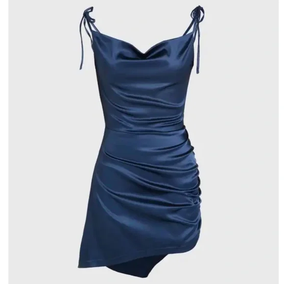 cider navy blue dress Blue Dresses